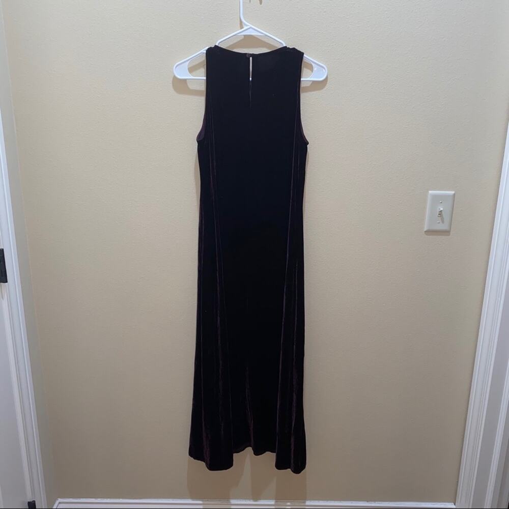 Vntg Finity Naturals Maxi Velvet Dress View 2